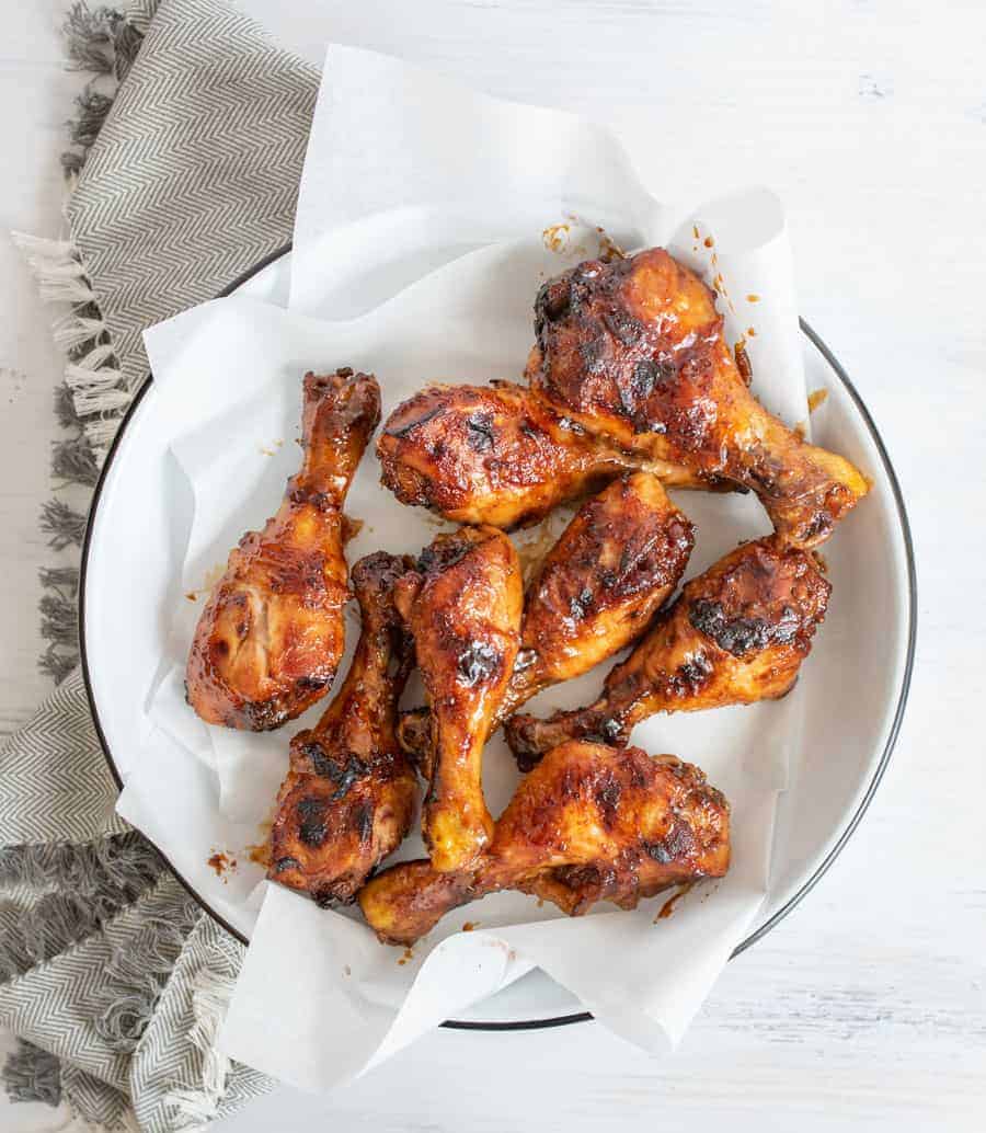 This simple 5 ingredient recipe makes the best baked chicken legs I have ever had in my whole life! (And the masses agree - this recipe has been shared more than 250,000 times!)