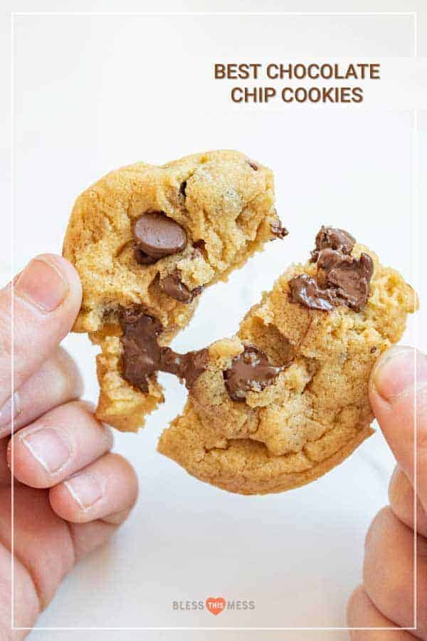 woman holding chocolate chip