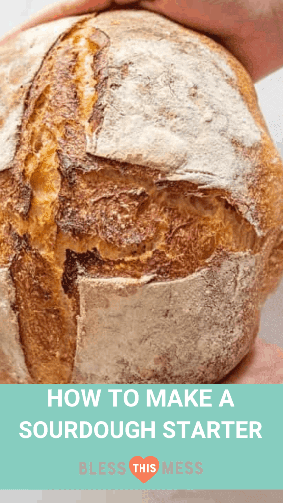 how to make sourdough starter pin