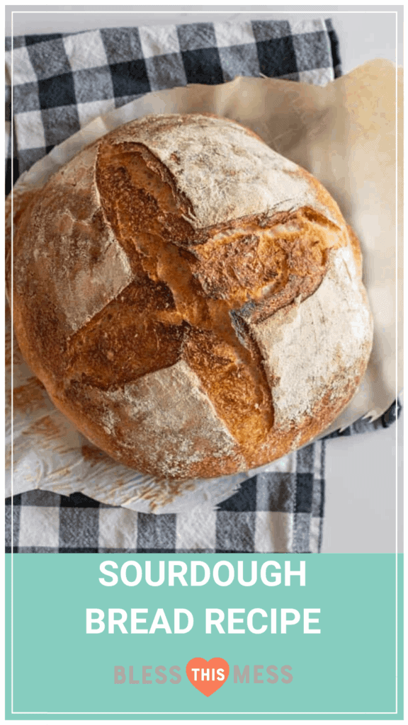 simple sourdough recipe pin